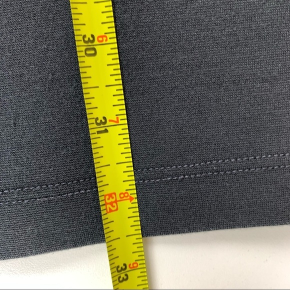 Bryn Walker Short Sleeve Grey Tunic Style Dress - Picture 5 of 11